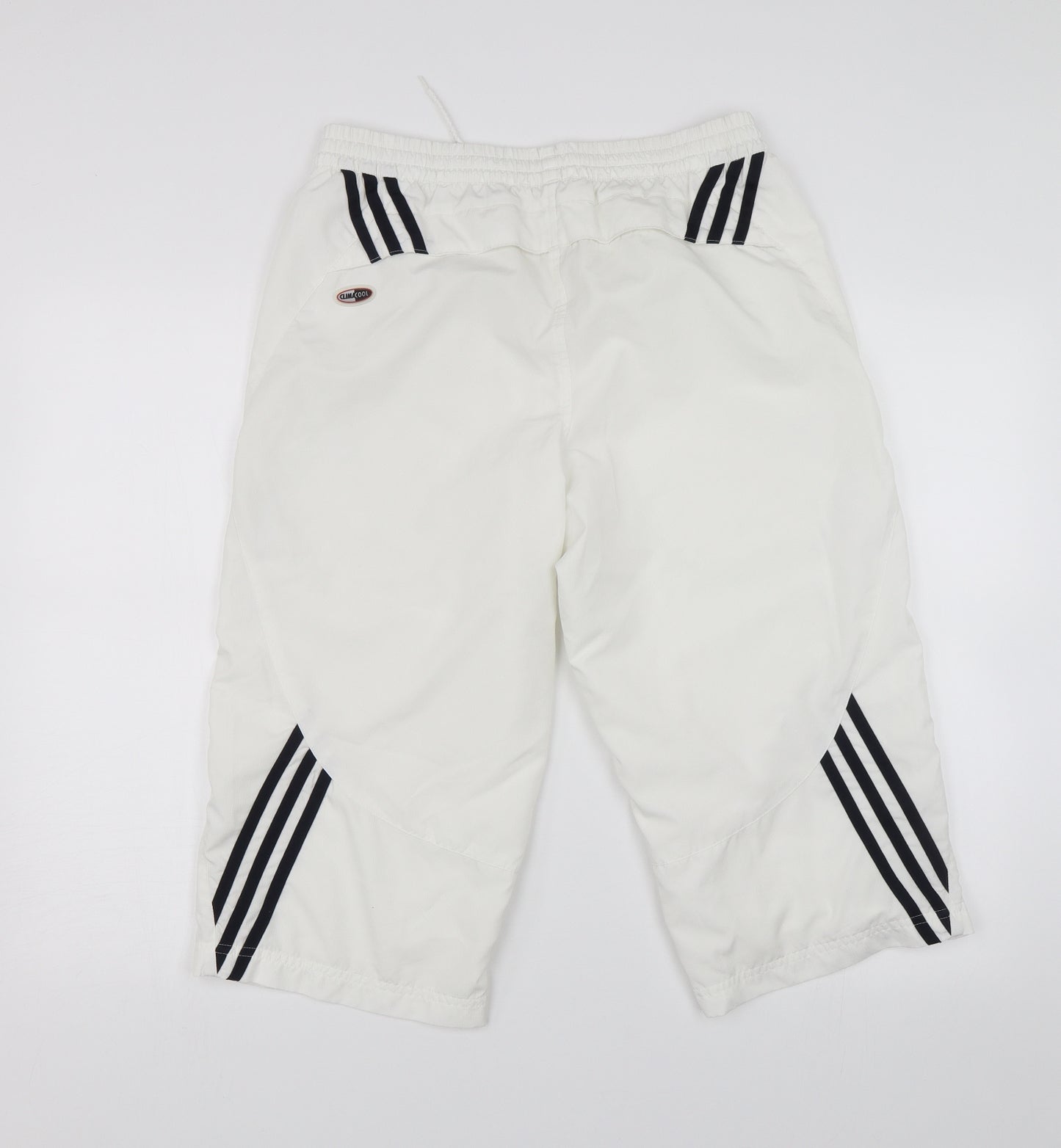 adidas Mens White   Sweat Shorts Size S