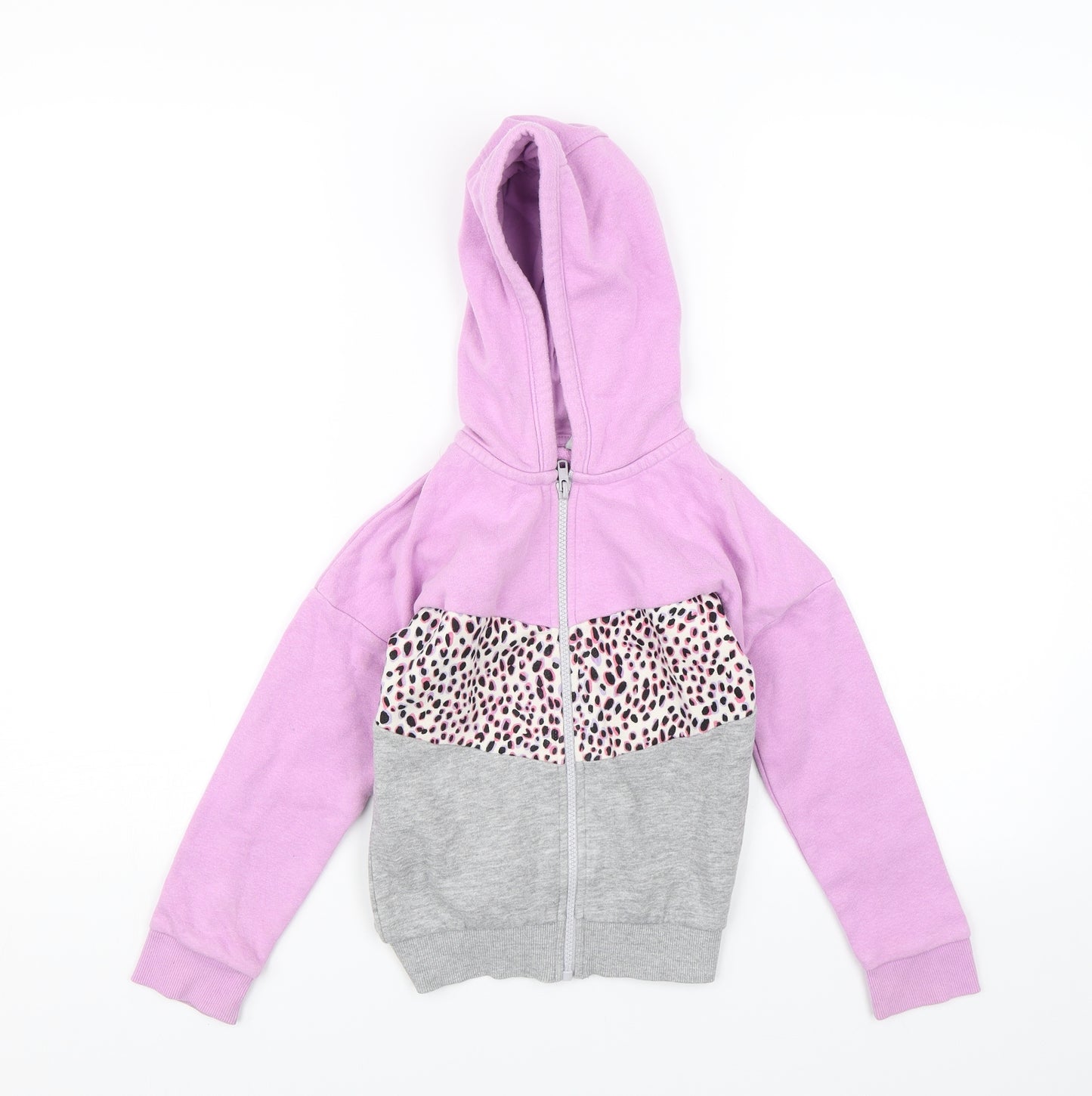 TU Girls Purple   Full Zip Hoodie Size 7 Years