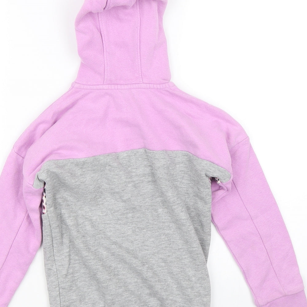 TU Girls Purple   Full Zip Hoodie Size 7 Years