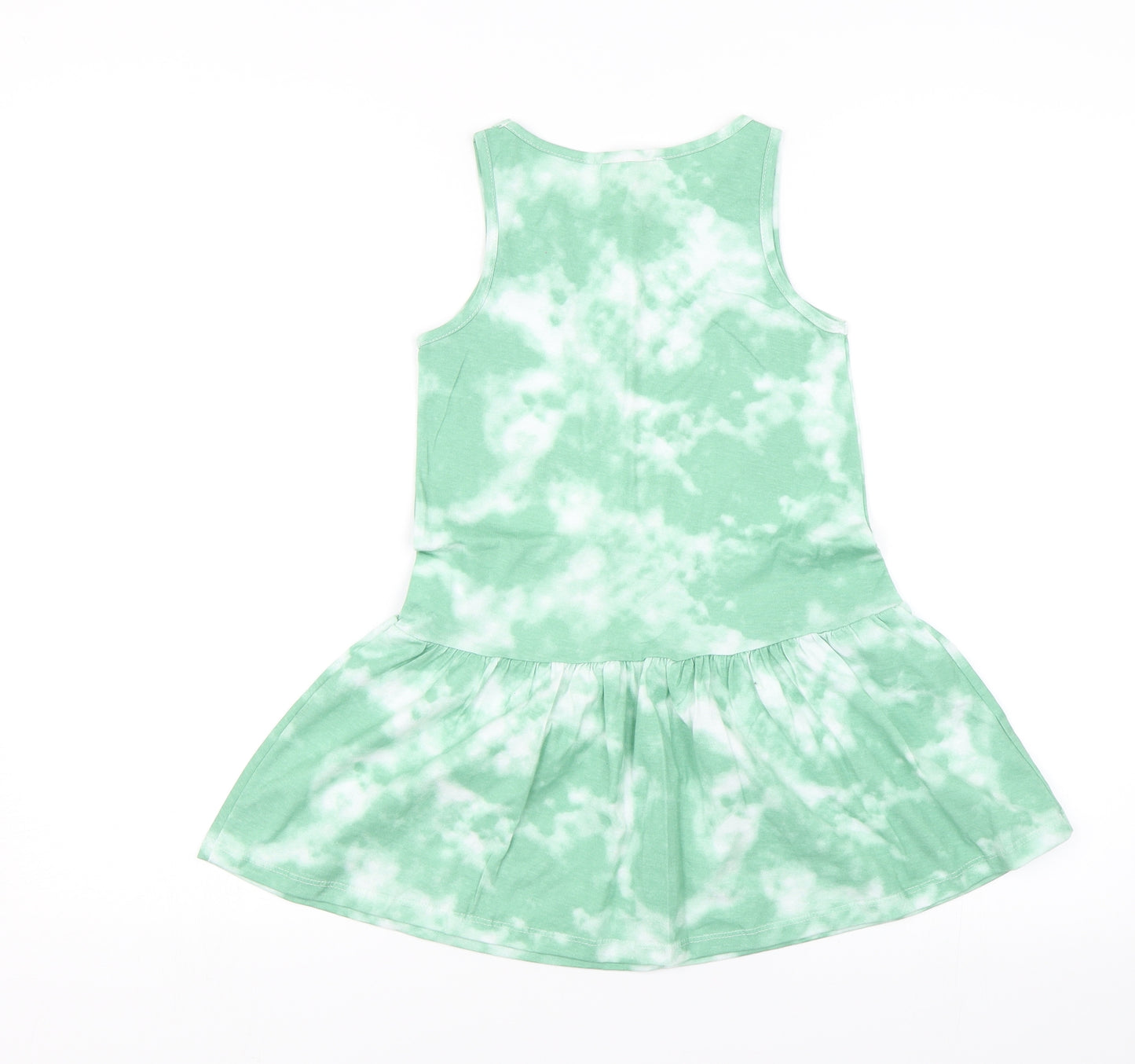 Minhon Girls Green   Shift  Size 7-8 Years