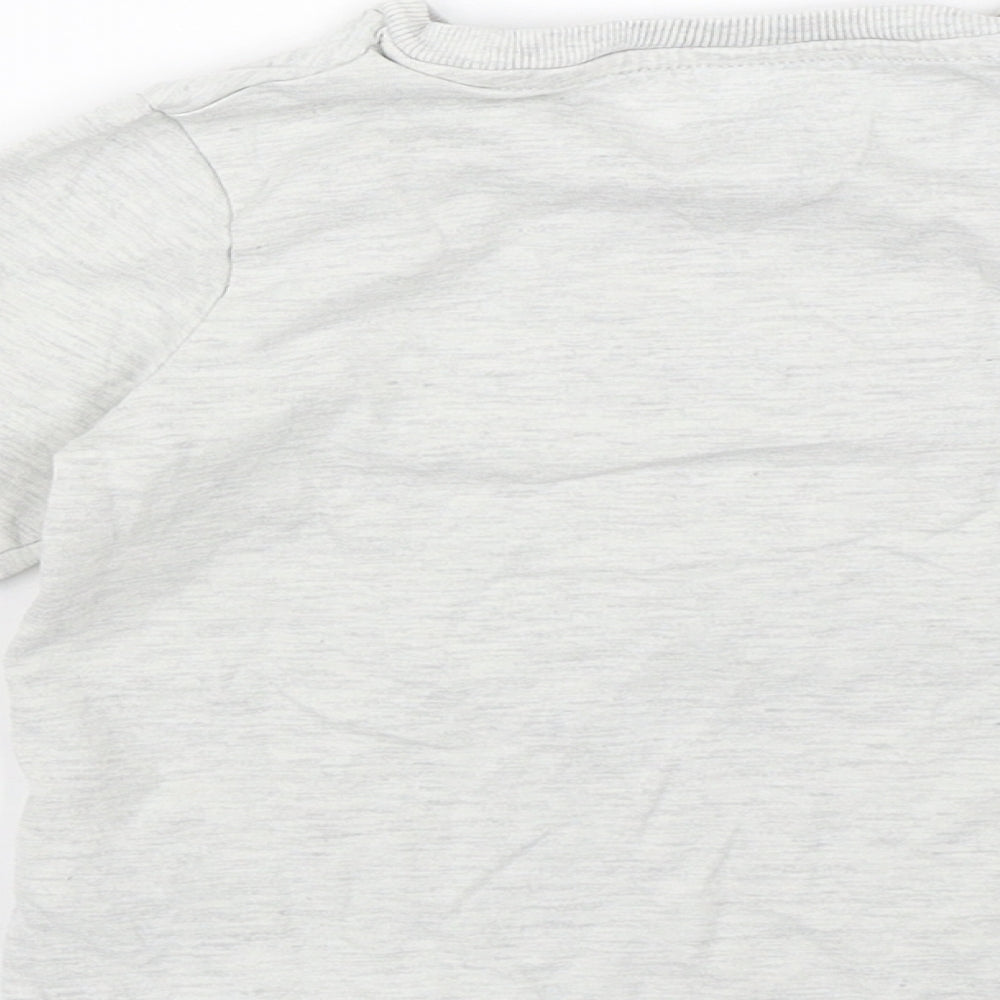 M&S Boys Grey   Basic T-Shirt Size 2-3 Years  - Superhero