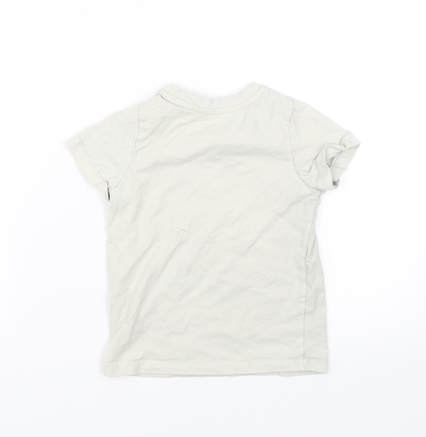 Nutmeg Boys Grey   Basic T-Shirt Size 2-3 Years  - Dinosaurs