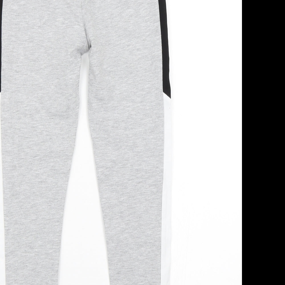 Matalan Girls Grey   Sweatpants Trousers Size 9 Years - New York