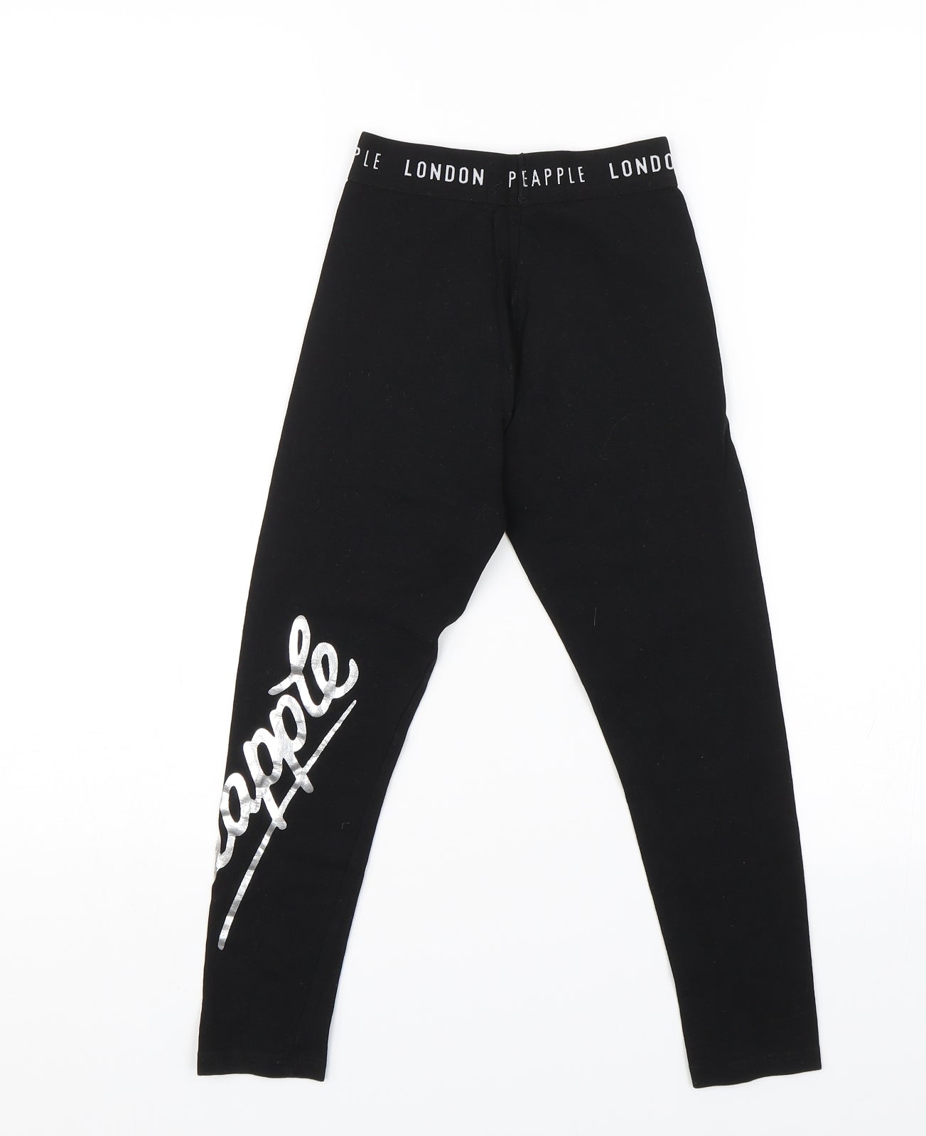 Pineapple Girls Black   Jogger Trousers Size 7-8 Years