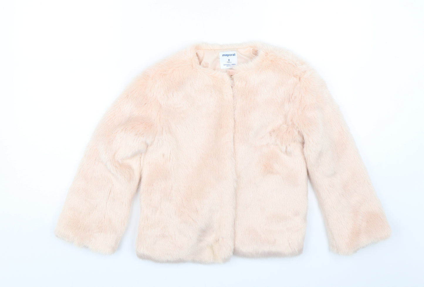 Mayoral Girls Pink   Jacket  Size 8 Years