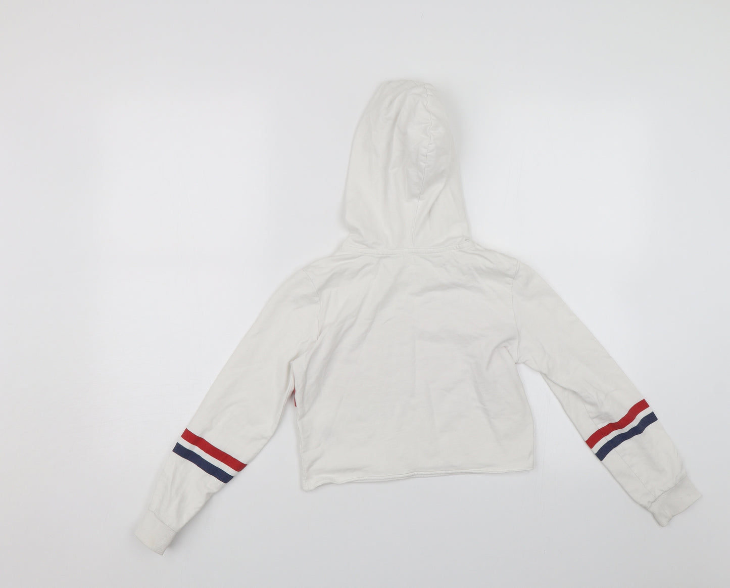 H&M Girls White   Pullover Hoodie Size 9-10 Years  - Girls Unite New York