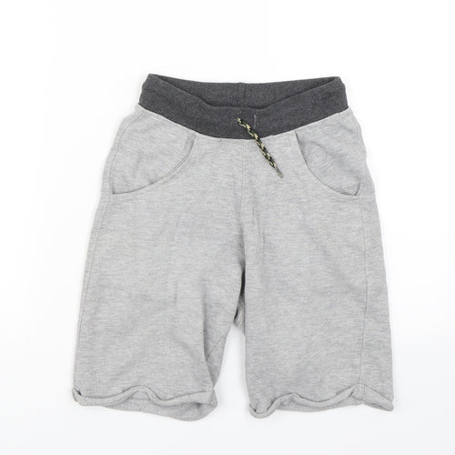 Mini B Boys Grey   Sweat Shorts Size 7-8 Years