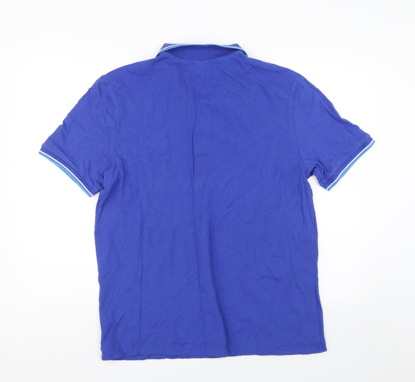 F&F Mens Blue    Polo Size L