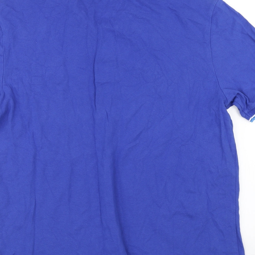 F&F Mens Blue    Polo Size L