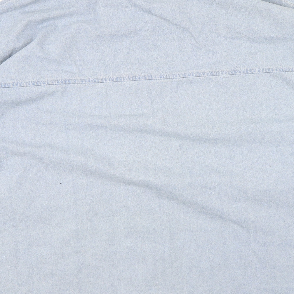 Missguided Womens Blue  Denim Shirt Dress  Size 6
