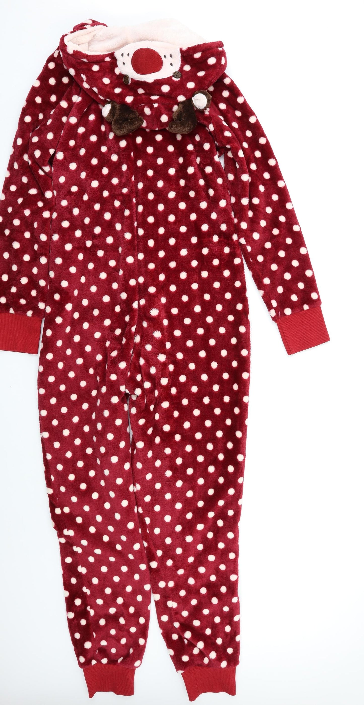 NEXT Womens Red Polka Dot   Bodysuit Size S  - Christmas