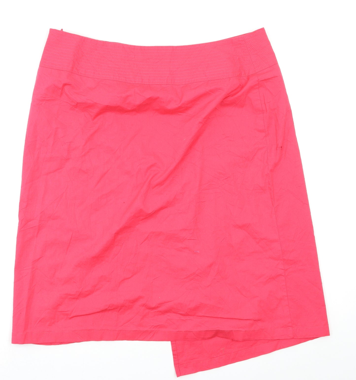 Oasis Womens Pink   Wrap Skirt Size 16