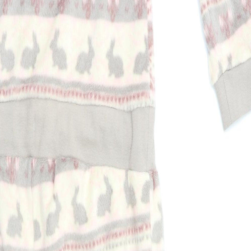 NEXT Womens Beige Fair Isle   Bodysuit Size S