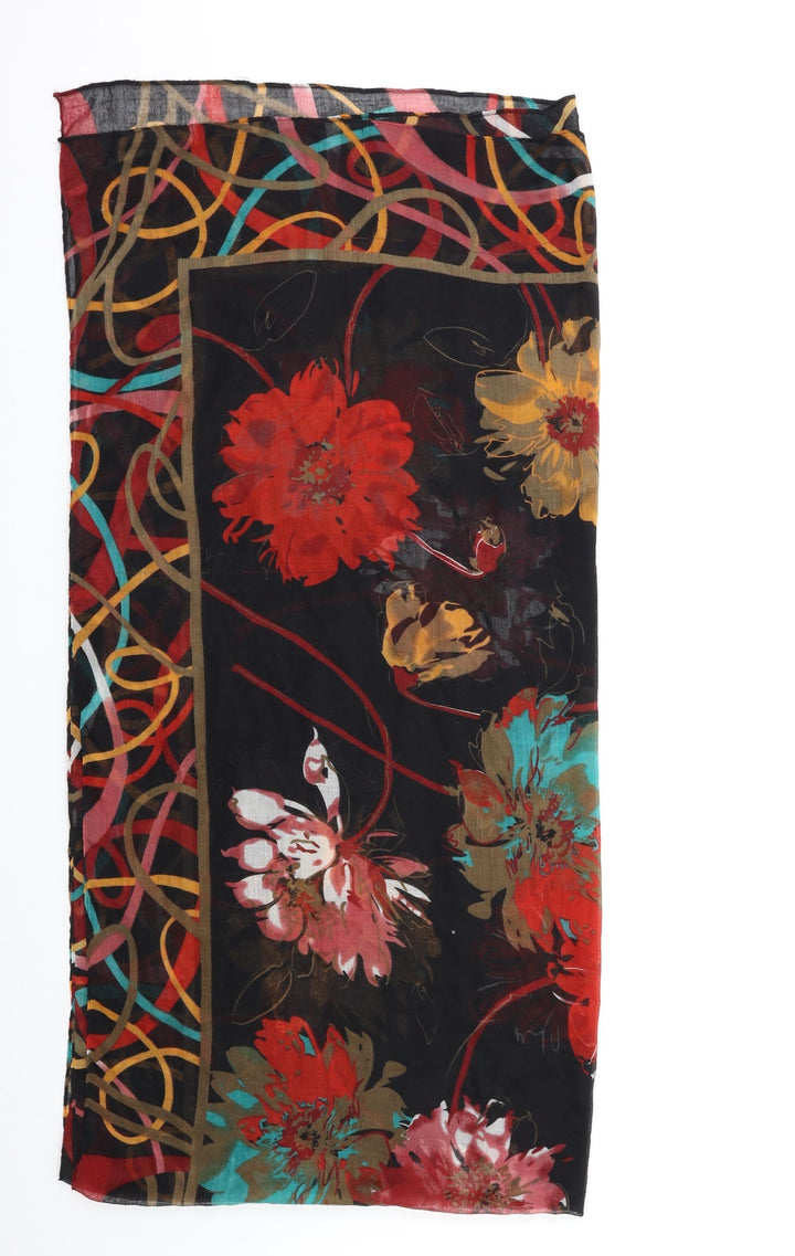 Preworn Womens Multicoloured Floral   Scarf