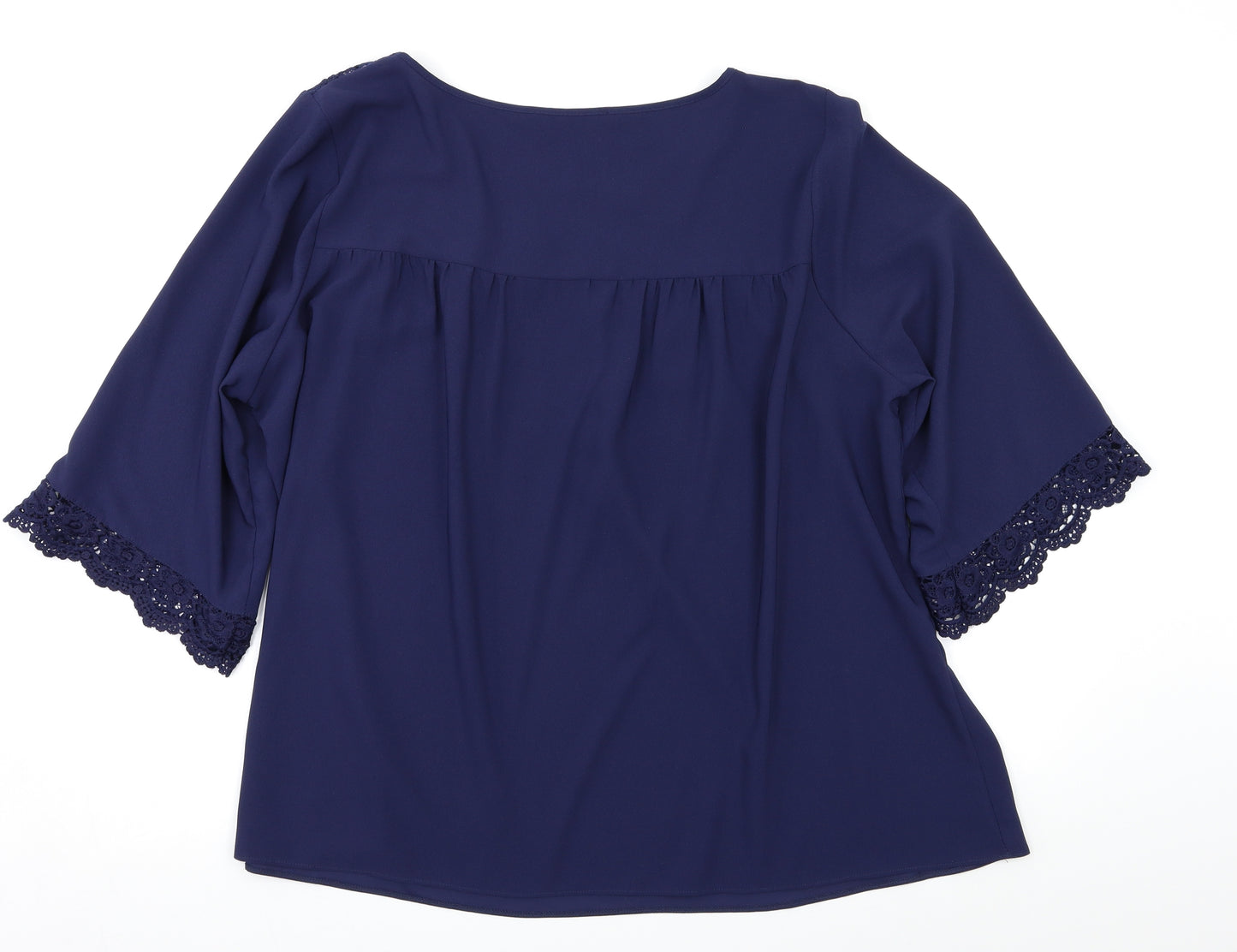 George Womens Blue   Tunic Blouse Size 24