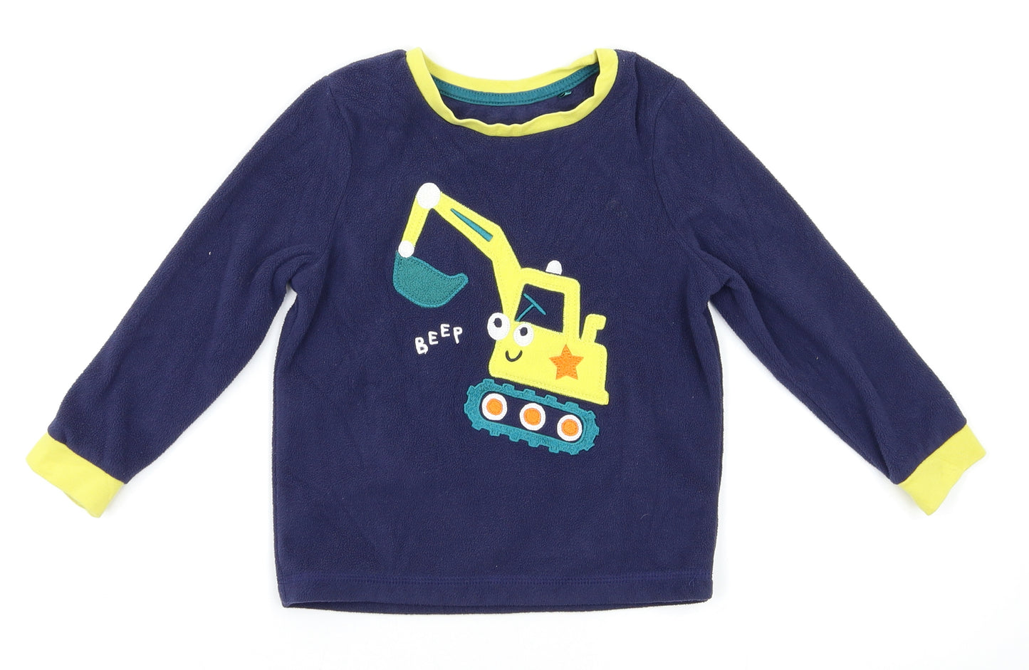 George Boys Blue    Pyjama Top Size 3-4 Years