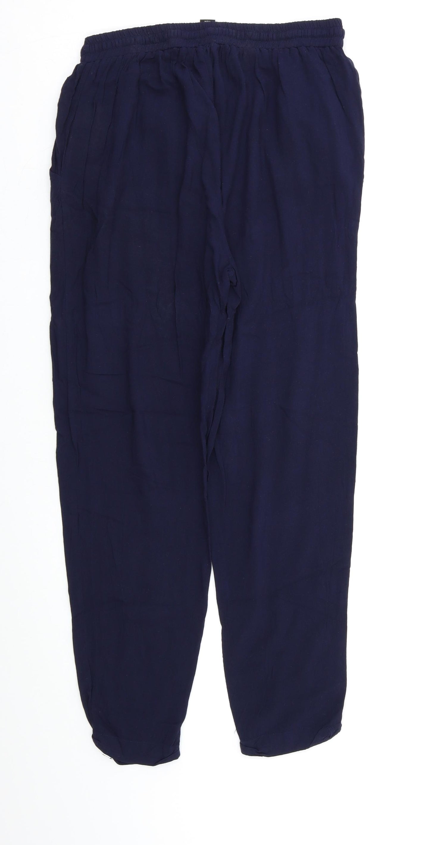 Primark Womens Blue   Trousers  Size 8 L25 in