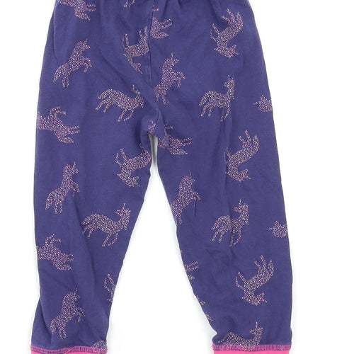 TU Girls Blue Geometric   Pyjama Pants Size 2-3 Years