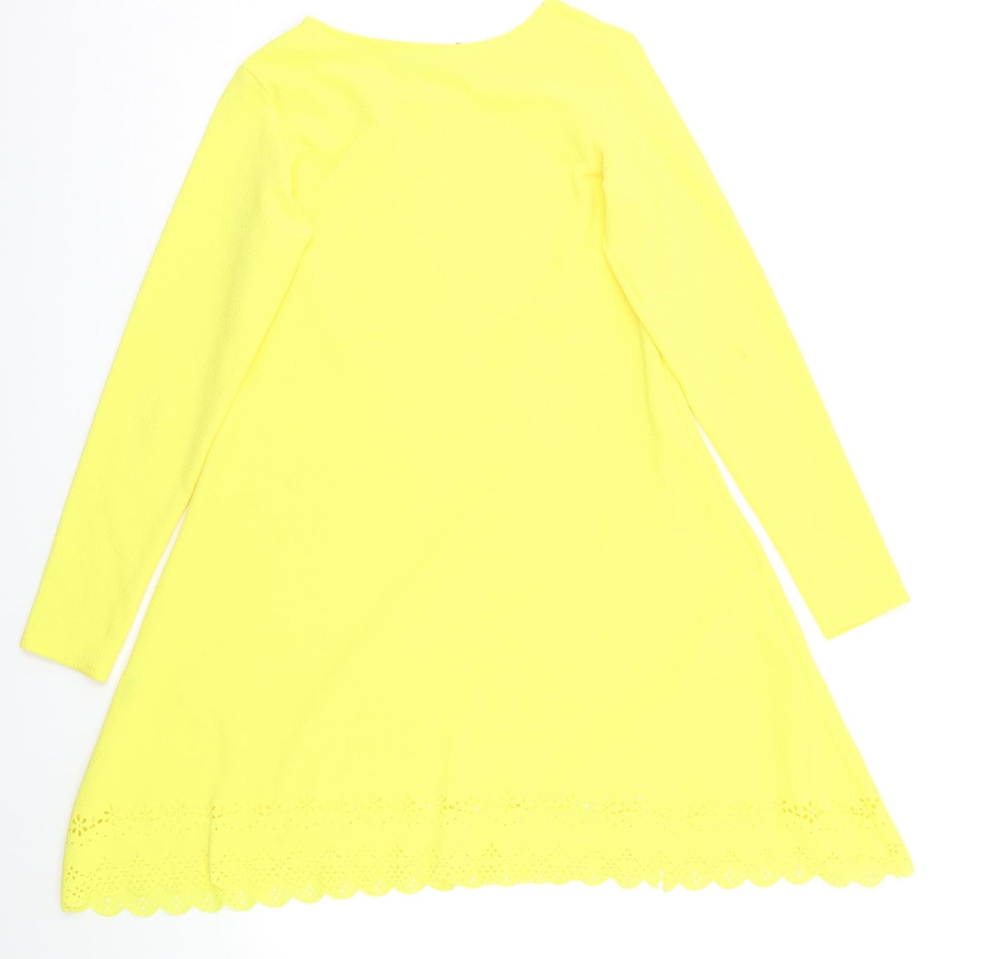 Miss Look Womens Yellow   A-Line  Size S