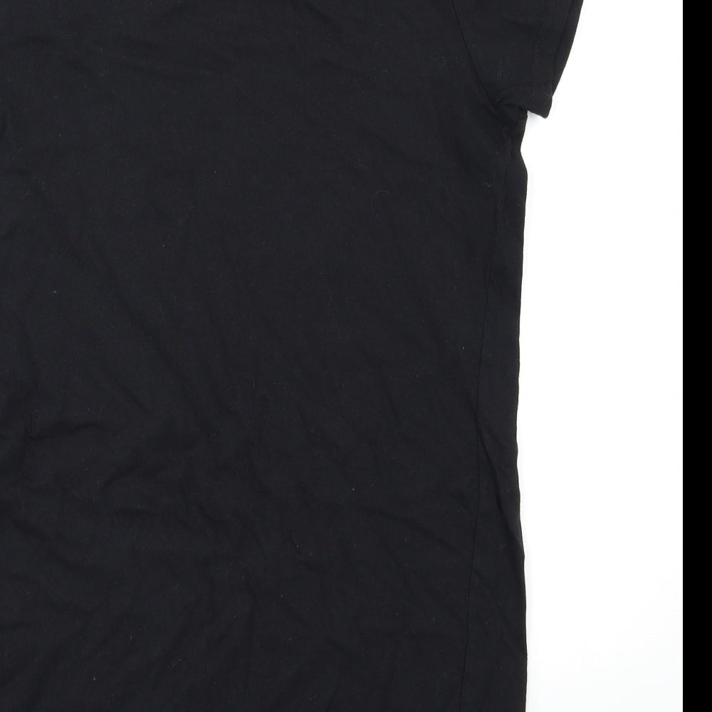 PRETTYLITTLETHING Womens Black   Basic T-Shirt Size S
