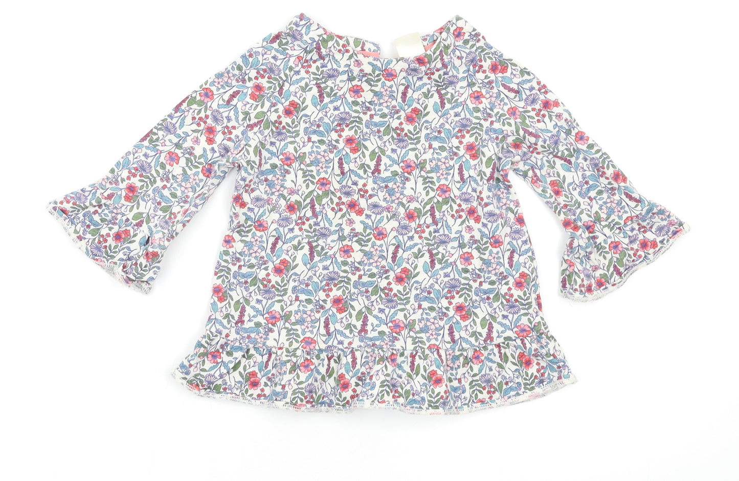 Oshbosh Baby Multicoloured Floral  Basic Blouse Size 18-24 Months