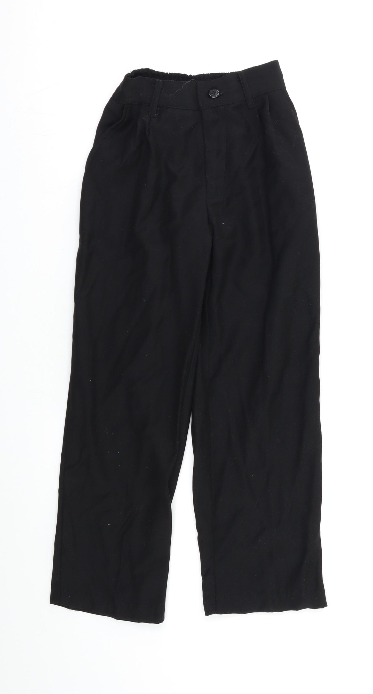 Preworn Boys Black   Dress Pants Trousers Size 9-10 Years