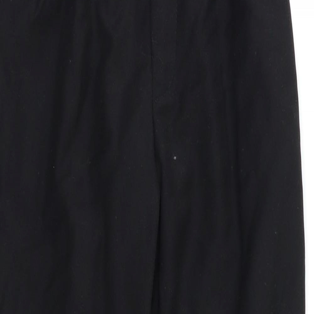 Preworn Boys Black   Dress Pants Trousers Size 9-10 Years