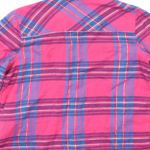 Blue Zoo Girls Pink Check  Basic Button-Up Size 10 Years