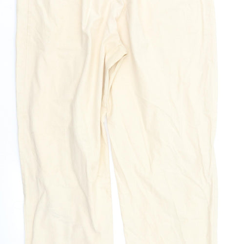 EWM Womens Beige   Cargo Trousers Size 14 L27 in