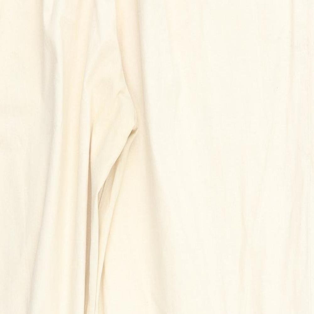 EWM Womens Beige   Cargo Trousers Size 14 L27 in