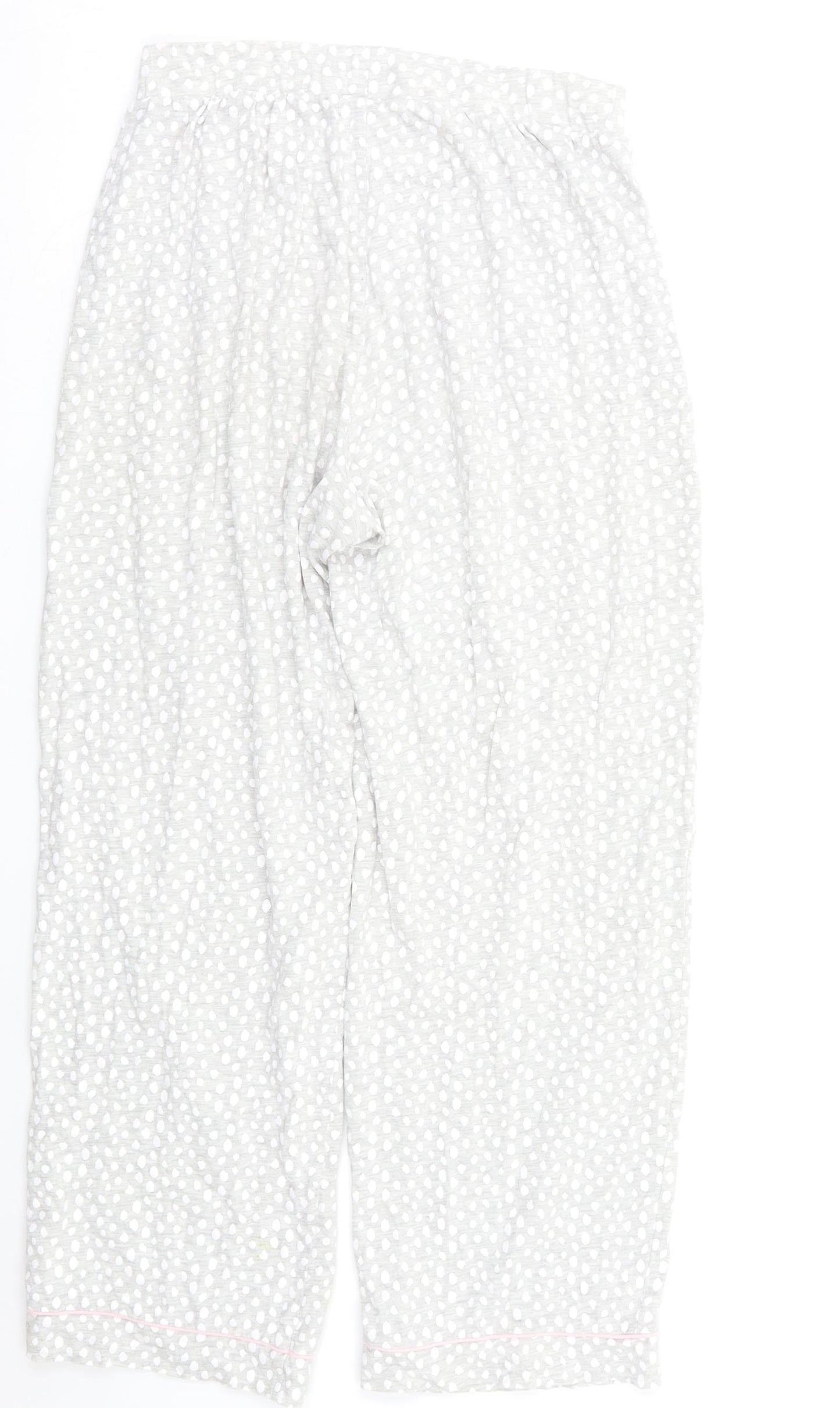 TU Womens Grey Polka Dot   Pyjama Pants Size 12