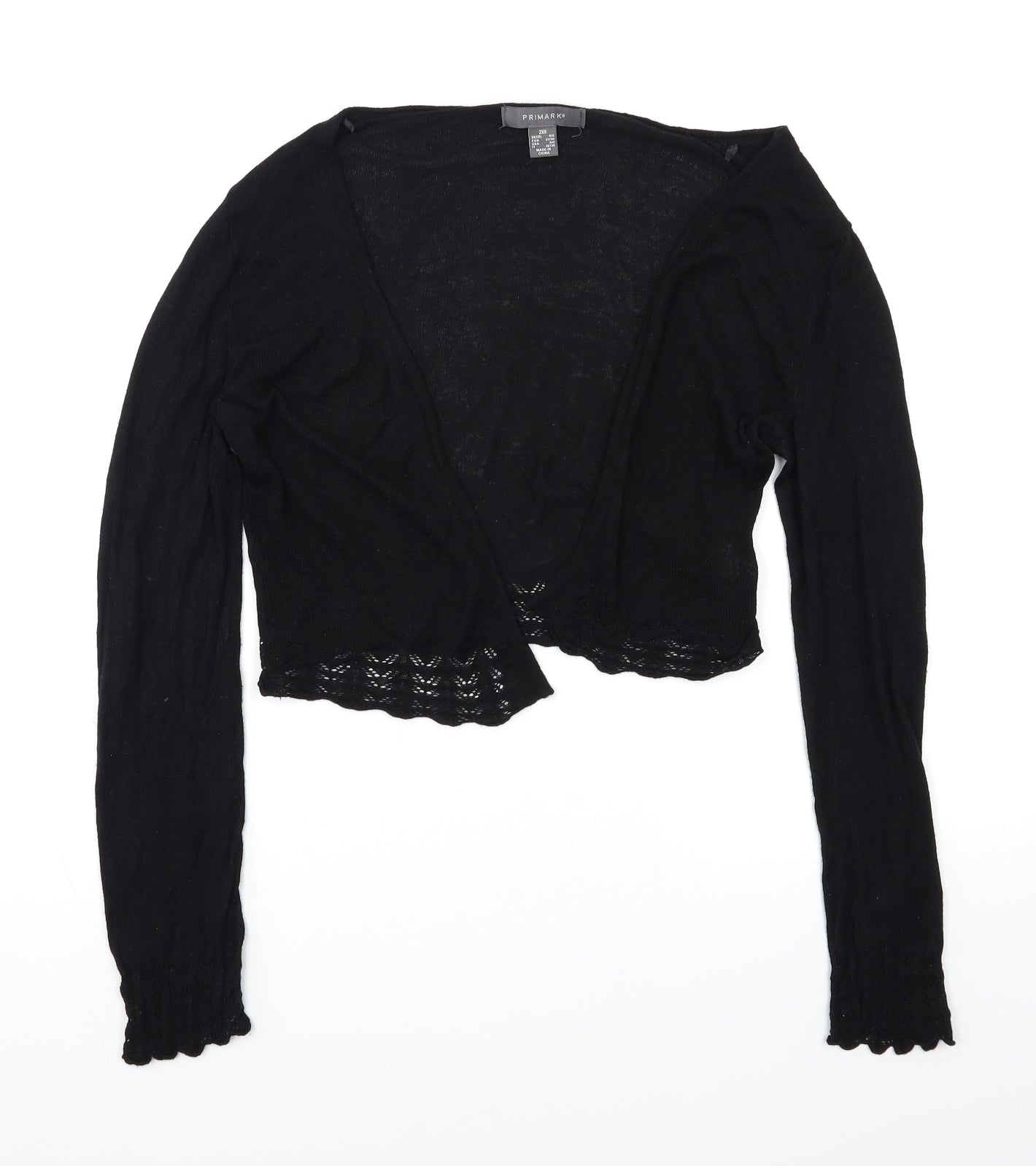 Primark Womens Black   Cardigan Jumper Size XS