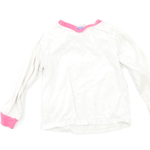 TU Girls White    Pyjama Set Size 2-3 Years  - Peppa Pig