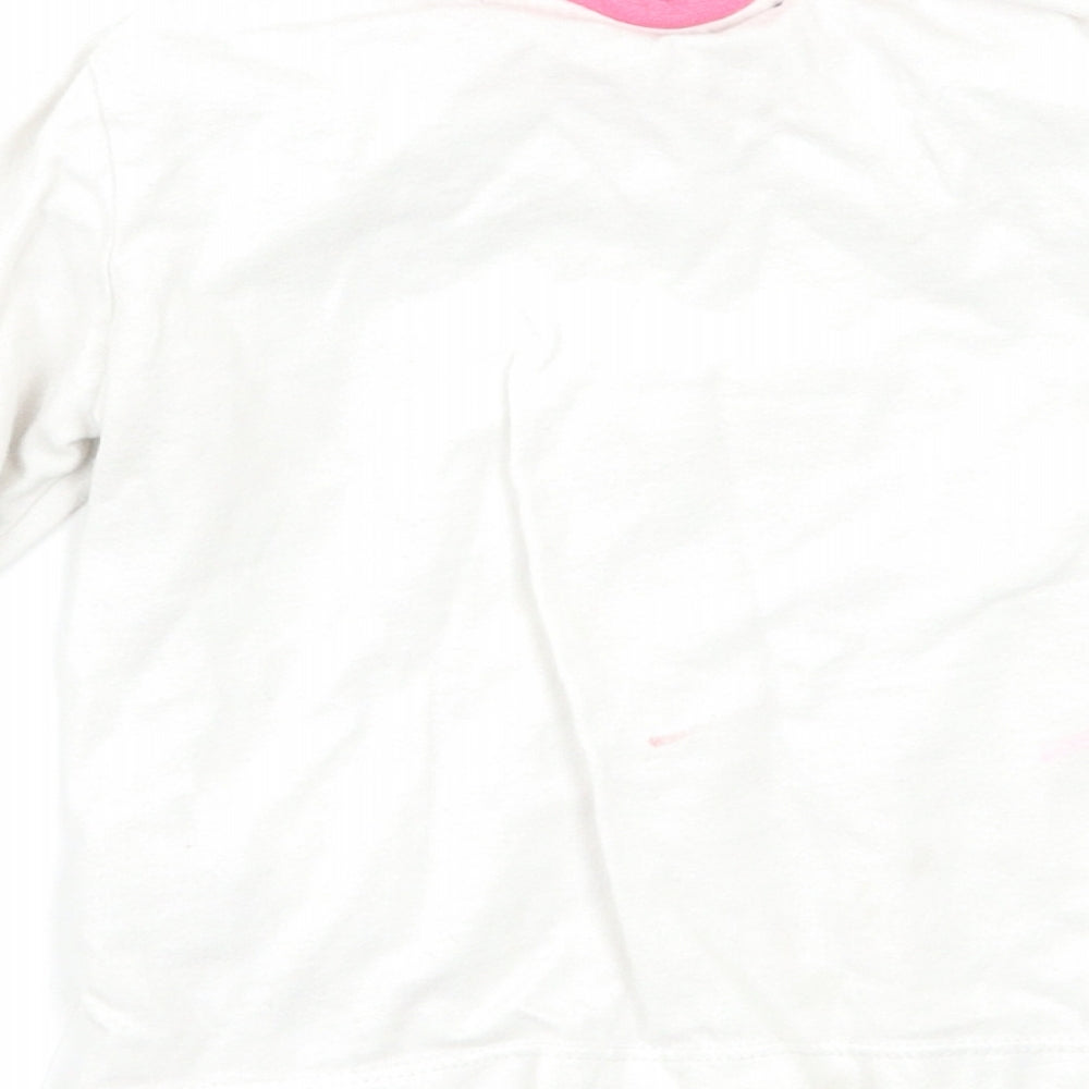 TU Girls White    Pyjama Set Size 2-3 Years  - Peppa Pig
