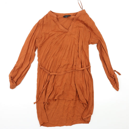 Atmosphere Womens Brown   Shirt Dress  Size 12