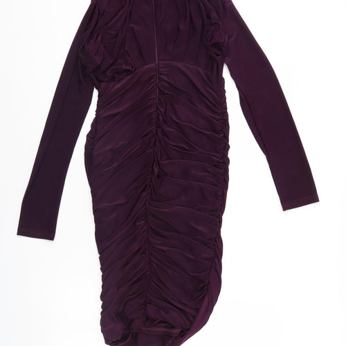 AX Womens Purple   Wrap Dress  Size 12