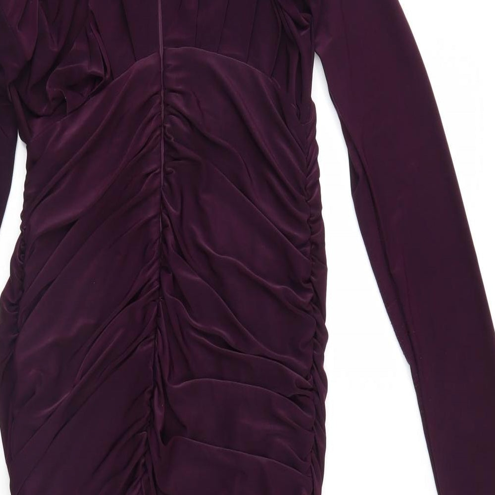 AX Womens Purple   Wrap Dress  Size 12