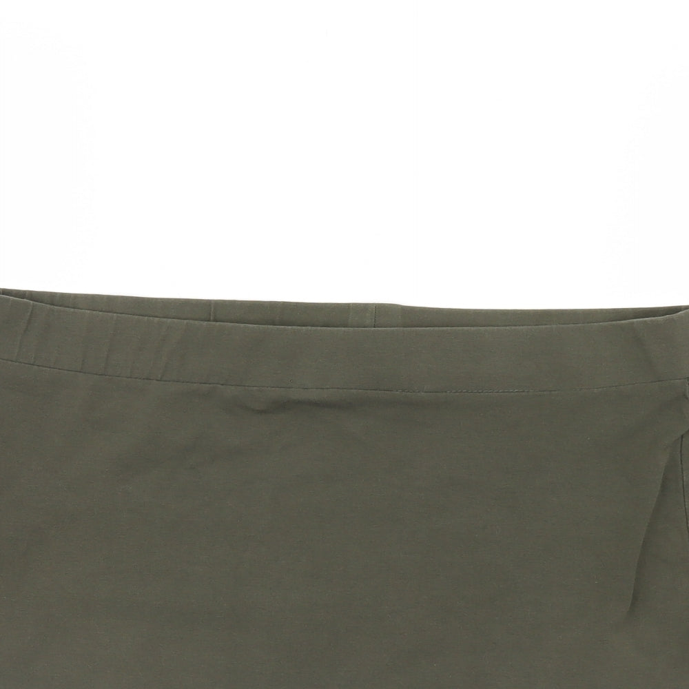 Divided Womens Green   A-Line Skirt Size L