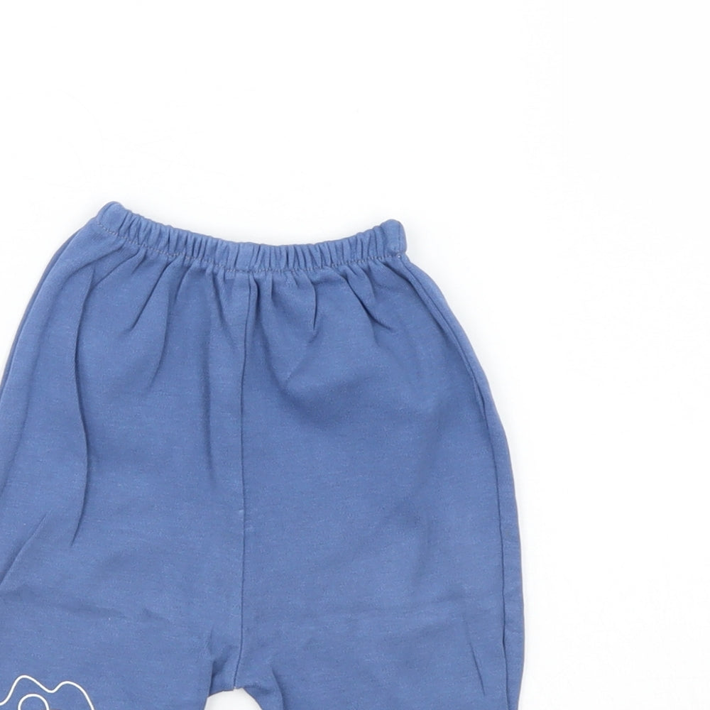 Preworn Boys Blue   Sweatpants Trousers Size 18 Months