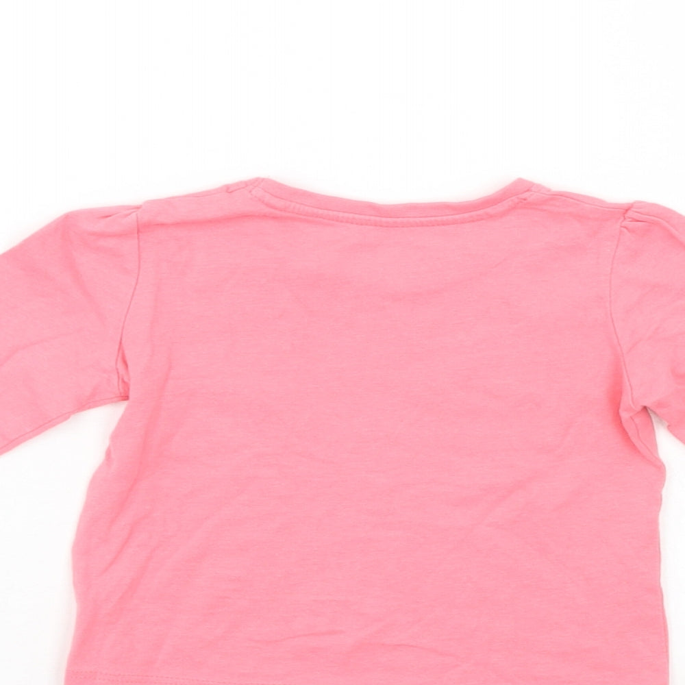 Primark Girls Pink   Pullover Jumper Size 9-12 Months