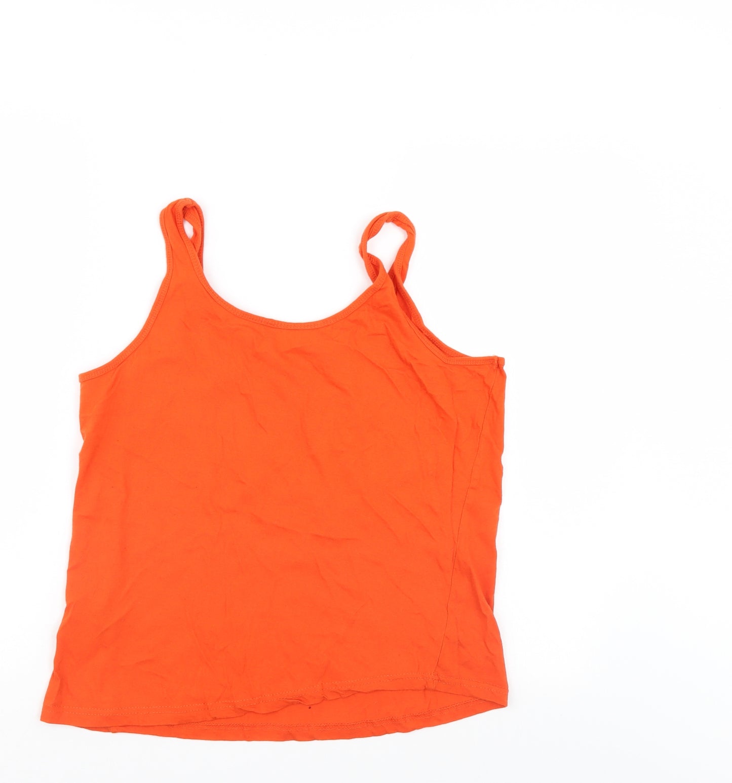 pep & co Womens Orange   Basic T-Shirt Size L