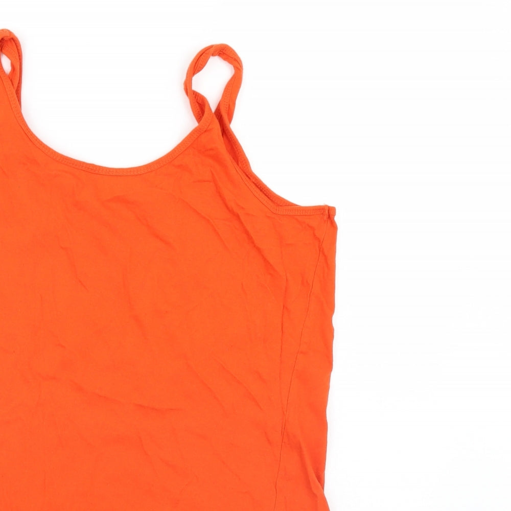 pep & co Womens Orange   Basic T-Shirt Size L