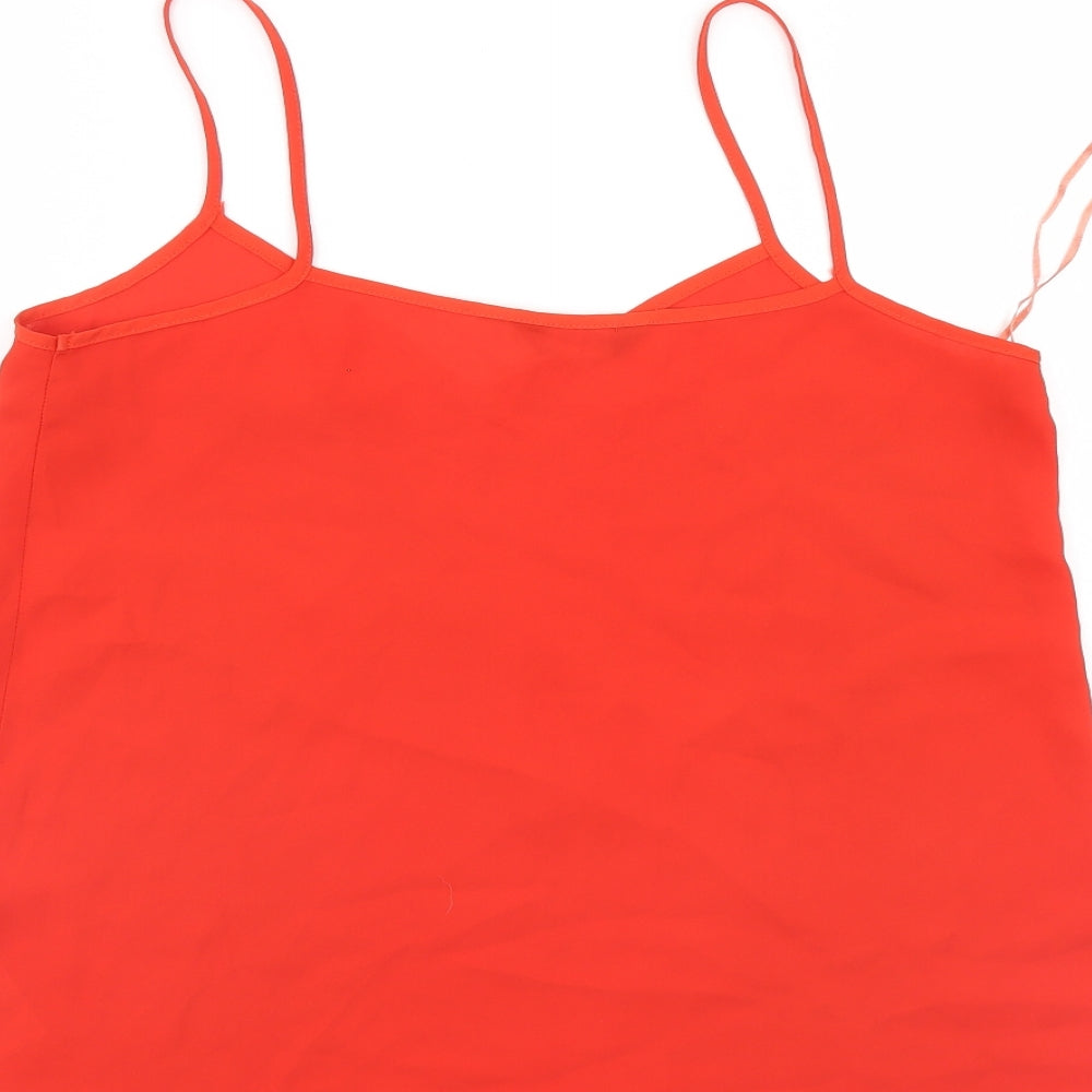 New Look Womens Red   Basic Blouse Size 10