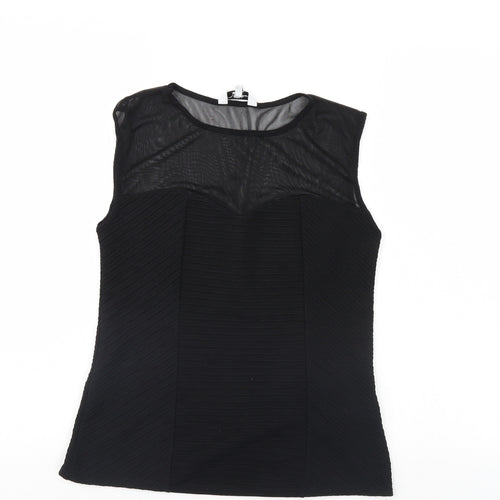 New Look Womens Black   Basic Blouse Size 14  - q