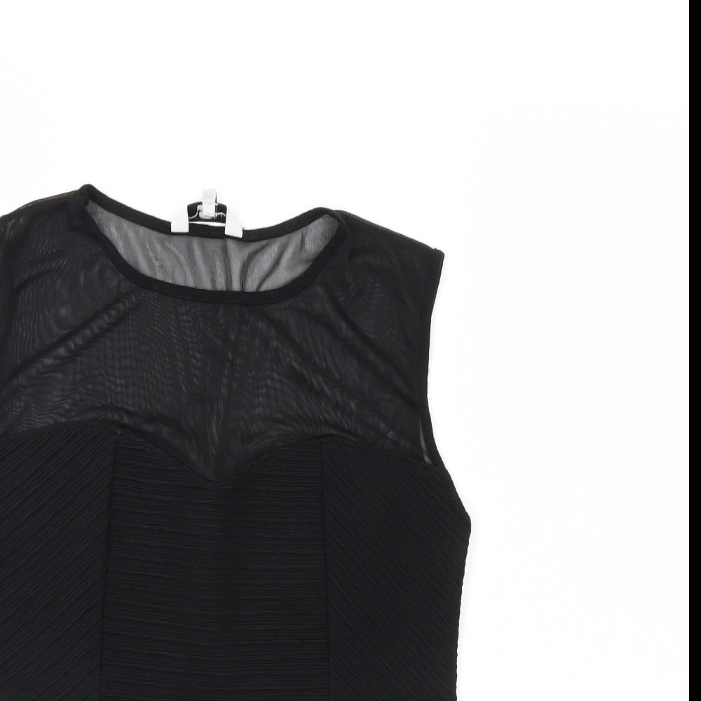 New Look Womens Black   Basic Blouse Size 14  - q