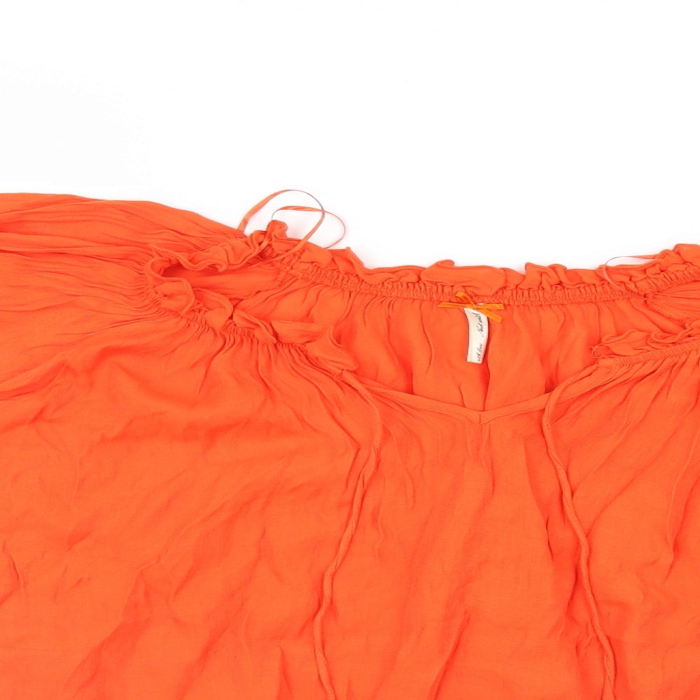 NEXT Womens Orange   Tunic Blouse Size 10