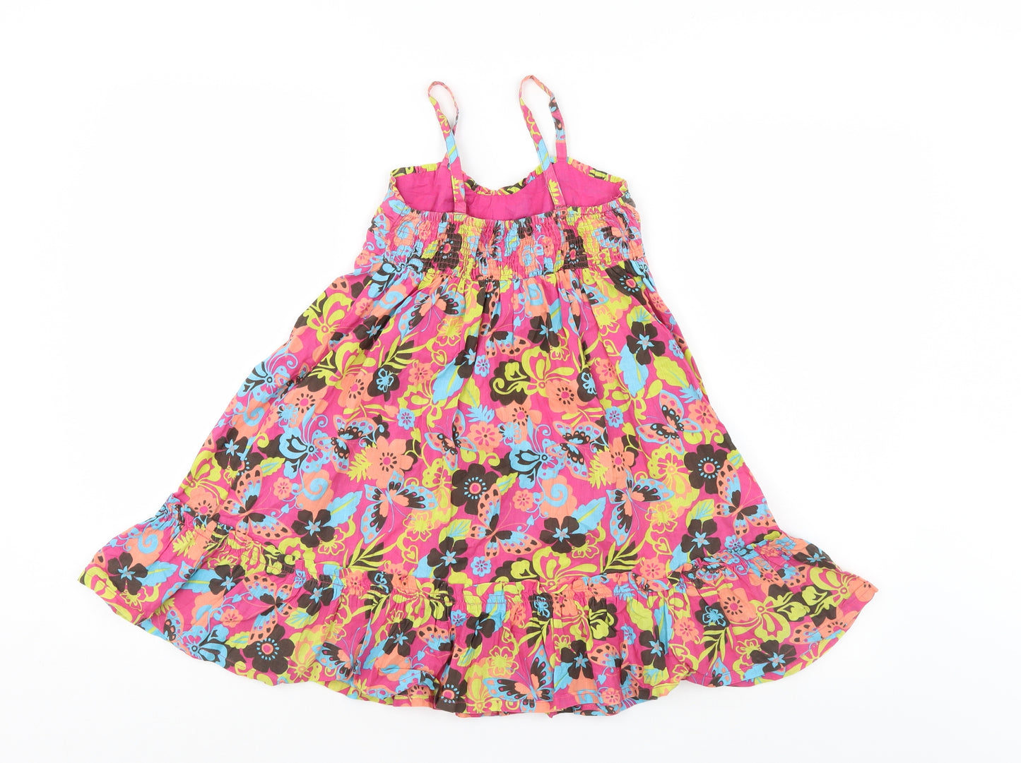 Cherokee Girls Multicoloured Floral  Tank Dress  Size 6-7 Years