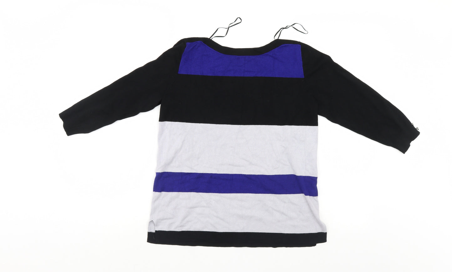 Preworn Womens Multicoloured Striped  Pullover Jumper Size 14