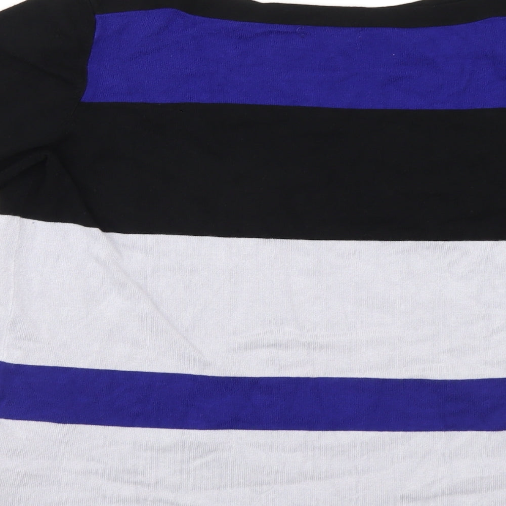 Preworn Womens Multicoloured Striped  Pullover Jumper Size 14