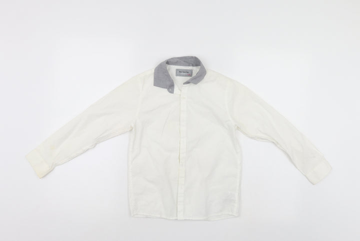 NEXT Boys White   Basic Button-Up Size 8 Years